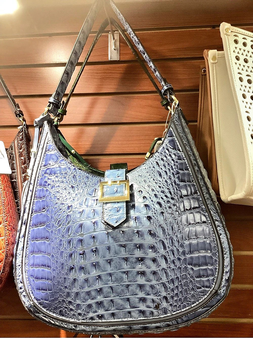 FASHION Blue Hobo Shoulder Bag
